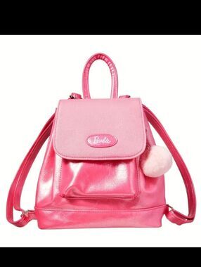 Miniso Barbie Shimmer Double Shoulder Bookbag Backpack Bag